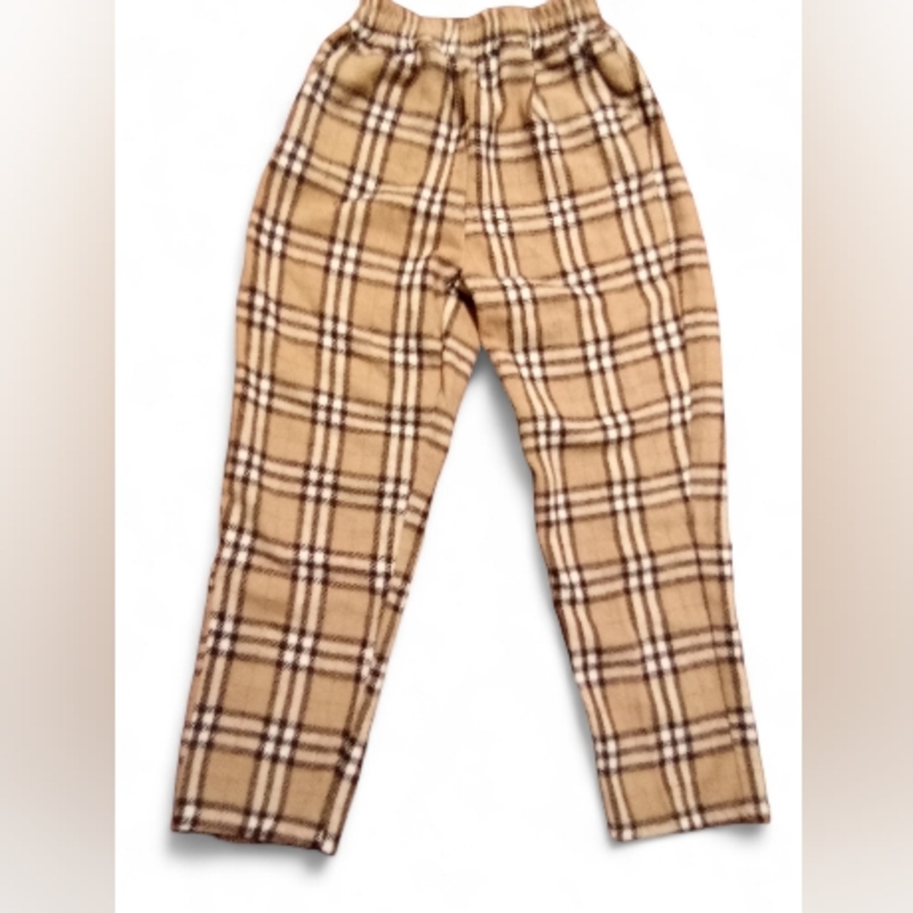Burberry Kids Vintage Check Straight Leg Trousers